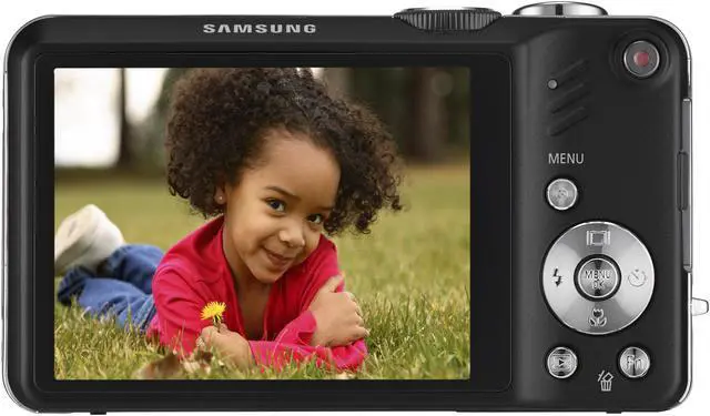Alt view image 5 of 6 - SAMSUNG HZ30W Black 15X Optical Zoom 24mm Wide Angle Digital Camera