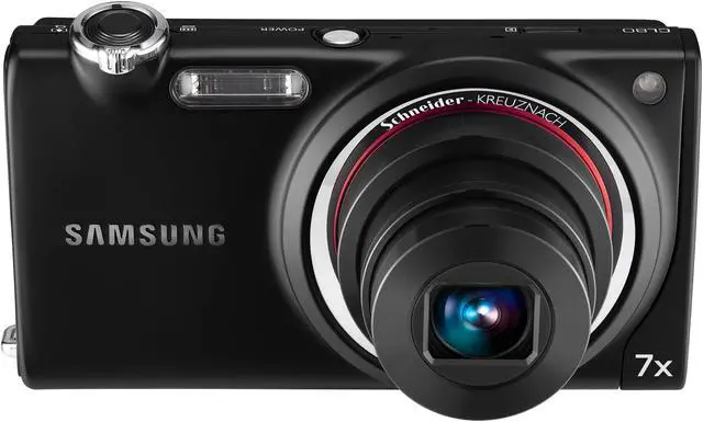 Alt view image 2 of 7 - SAMSUNG CL80 Black 14 MP 7X Optical Zoom Digital Camera