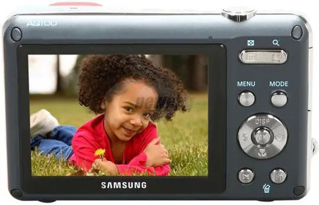 Alt view image 4 of 9 - SAMSUNG AQ100 Red 12.2 MP 5X Optical Zoom Waterproof Digital Camera