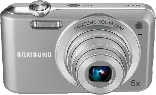 Alt view image 2 of 5 - SAMSUNG SL600 Silver 12.2 MP 5X Optical Zoom 27mm Wide Angle Digital Camera