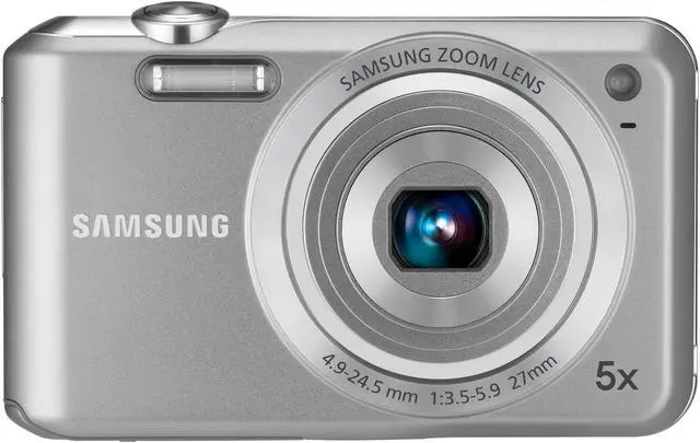 Alt view image 3 of 5 - SAMSUNG SL600 Silver 12.2 MP 5X Optical Zoom 27mm Wide Angle Digital Camera
