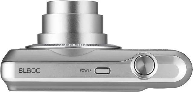 Alt view image 5 of 5 - SAMSUNG SL600 Silver 12.2 MP 5X Optical Zoom 27mm Wide Angle Digital Camera