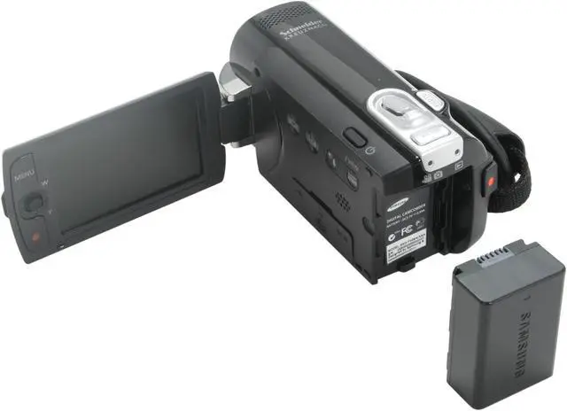 Alt view image 7 of 8 - SAMSUNG SMX-F40 Black 1/6" CCD 2.7" 230K LCD 52X Optical Zoom Digital Memory Camcorder