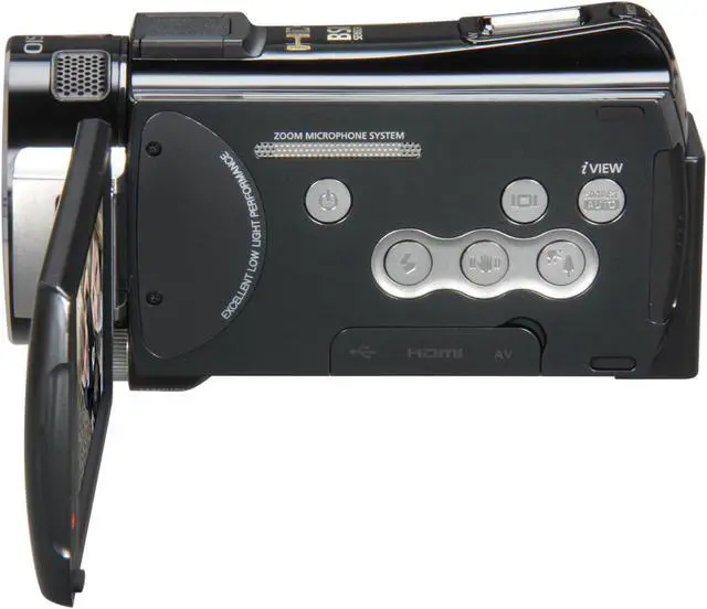 Alt view image 3 of 8 - SAMSUNG HMX-S10 Black 1/2.33" CMOS 10MP 3.5" Touch LCD 18X Optical Zoom Full HD Camcorder