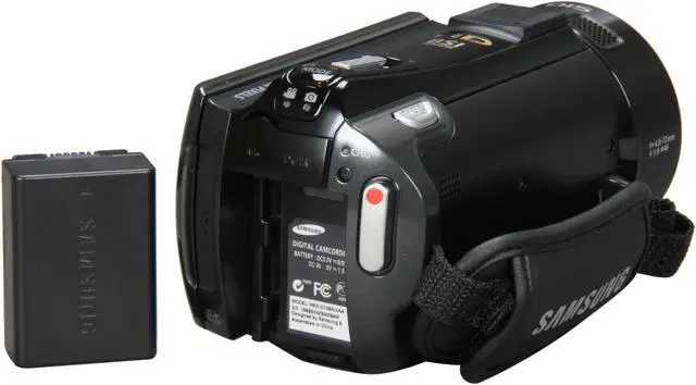 Alt view image 7 of 8 - SAMSUNG HMX-S10 Black 1/2.33" CMOS 10MP 3.5" Touch LCD 18X Optical Zoom Full HD Camcorder