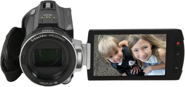 Alt view image 2 of 11 - SAMSUNG HMX-S15 Black 1/2.33" CMOS 3.5" Touch LCD 15X Optical Zoom 32GB SSD Full HD Camcorder