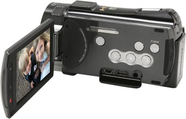 Alt view image 7 of 11 - SAMSUNG HMX-S15 Black 1/2.33" CMOS 3.5" Touch LCD 15X Optical Zoom 32GB SSD Full HD Camcorder