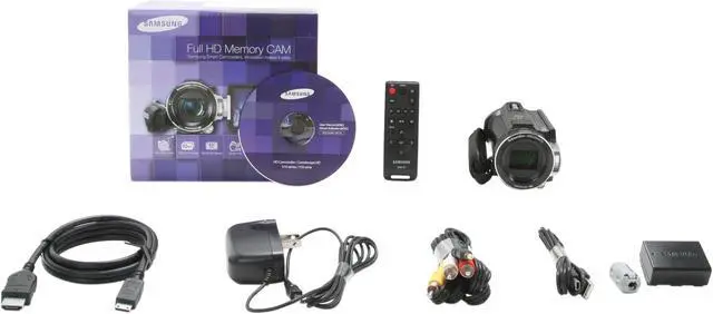 Alt view image 11 of 11 - SAMSUNG HMX-S15 Black 1/2.33" CMOS 3.5" Touch LCD 15X Optical Zoom 32GB SSD Full HD Camcorder
