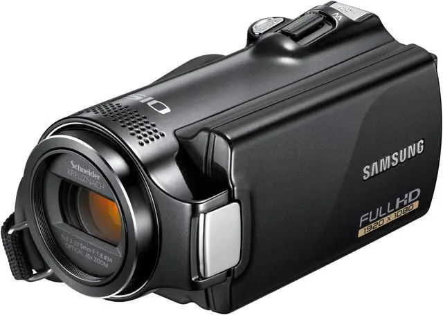 Main image of SAMSUNG HMX-H205BN Black 1/4.1" CMOS 2.7" 230K Touch LCD 20X Optical Zoom Full HD HDD/Flash Memory Camcorder