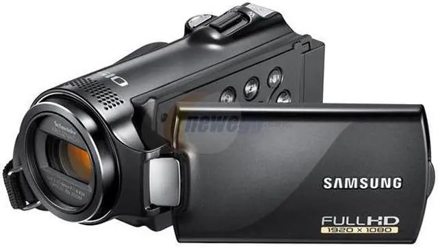 Alt view image 2 of 6 - SAMSUNG HMX-H205BN Black 1/4.1" CMOS 2.7" 230K Touch LCD 20X Optical Zoom Full HD HDD/Flash Memory Camcorder