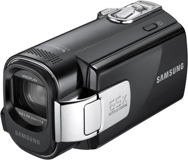 Main image of SAMSUNG SMX-F43BN/XAA Black 1/6" CCD 2.7" Color LCD 480K LCD 52X Optical Zoom
