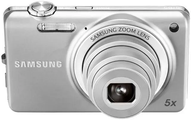 Alt view image 2 of 6 - SAMSUNG ST65 Silver 14.2 MP 5X Optical Zoom 27mm Wide Angle Digital Camera
