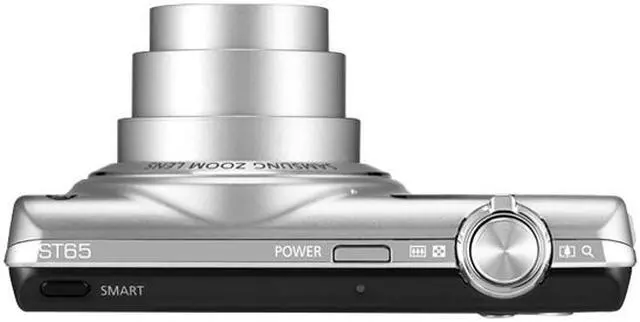 Alt view image 6 of 6 - SAMSUNG ST65 Silver 14.2 MP 5X Optical Zoom 27mm Wide Angle Digital Camera