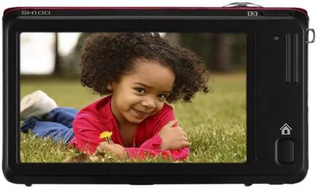 Alt view image 4 of 5 - SAMSUNG SH100 Black 14 MP 5X Optical Zoom 26mm Wide Angle Digital Camera