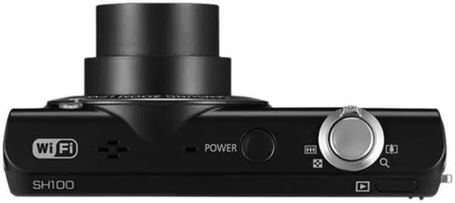 Alt view image 5 of 5 - SAMSUNG SH100 Black 14 MP 5X Optical Zoom 26mm Wide Angle Digital Camera