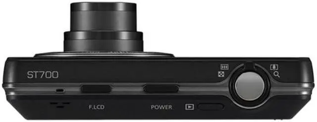 Alt view image 5 of 5 - SAMSUNG ST700 Black 16.1 MP 5X Optical Zoom 26mm Wide Angle Digital Camera