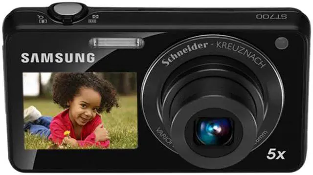 Alt view image 2 of 5 - SAMSUNG ST700 Black 16.1 MP 5X Optical Zoom 26mm Wide Angle Digital Camera