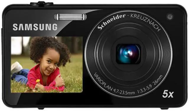 Alt view image 3 of 5 - SAMSUNG ST700 Black 16.1 MP 5X Optical Zoom 26mm Wide Angle Digital Camera