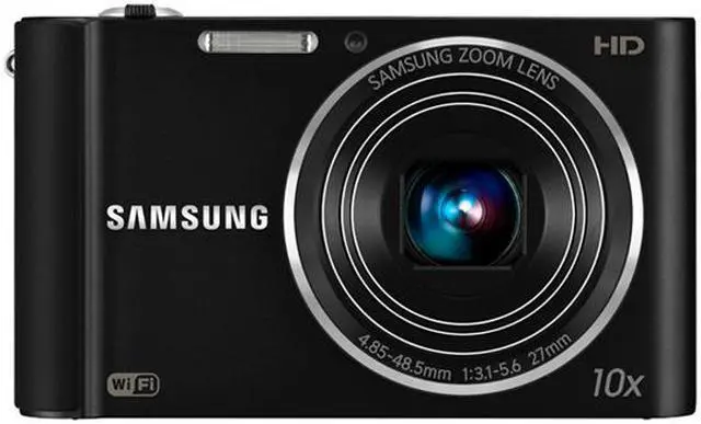 Alt view image 2 of 6 - SAMSUNG ST200F Black 16.1 MP 10X Optical Zoom 27mm Wide Angle Wireless-enabled Smart Digital Camera