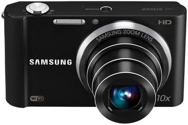 Alt view image 4 of 6 - SAMSUNG ST200F Black 16.1 MP 10X Optical Zoom 27mm Wide Angle Wireless-enabled Smart Digital Camera