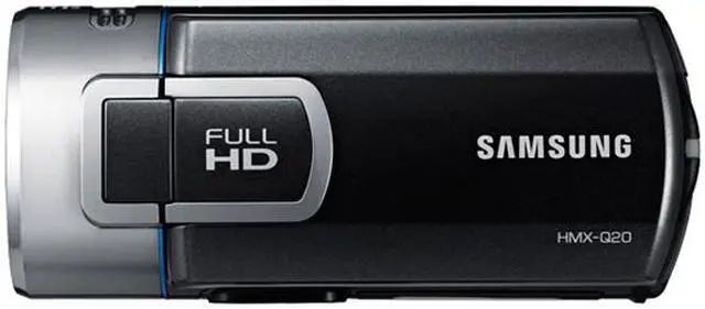 Alt view image 11 of 12 - SAMSUNG Q20 (HMX-Q20BN/XAA) Black 1/4" CMOS 2.7" 230K Touch LCD 20X Optical Zoom Full HD Camcorder