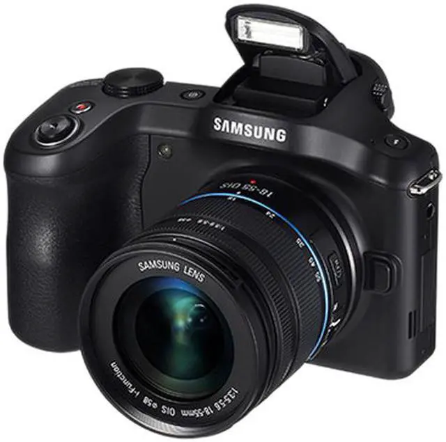 Main image of SAMSUNG Galaxy NX GN120 EK-GN120ZKAXAR Black 20.3 MP 4.77" Touch LCD Mirrorless Digital Camera with 18-55mm Lens