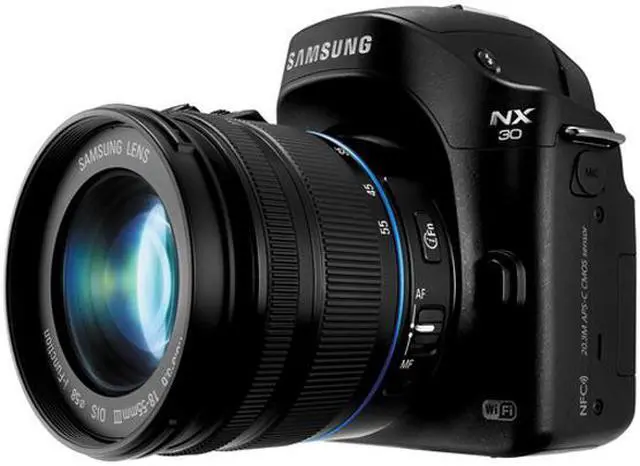 Alt view image 7 of 14 - SAMSUNG NX30 Mirrorless Digital Camera with 18-55mm f/3.5-5.6 OIS Lens