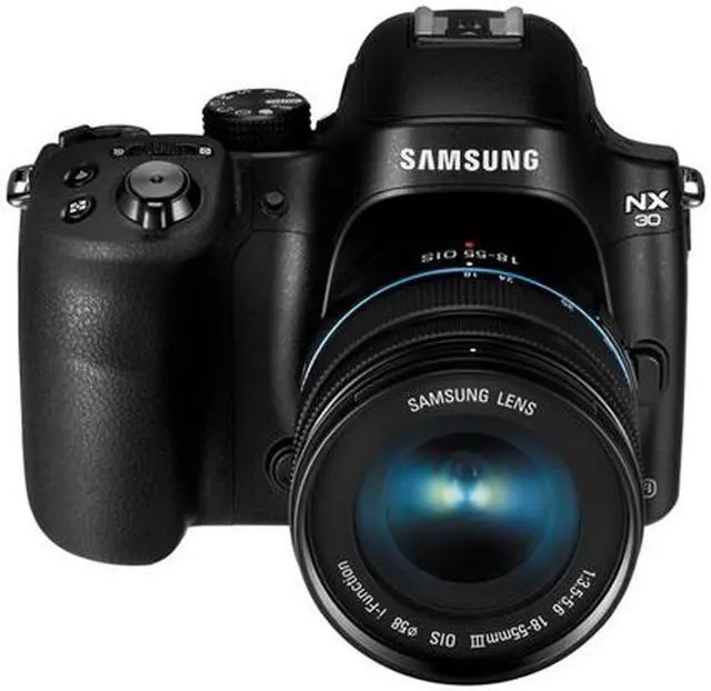 Alt view image 2 of 14 - SAMSUNG NX30 Mirrorless Digital Camera with 18-55mm f/3.5-5.6 OIS Lens