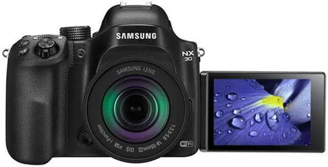 Alt view image 13 of 14 - SAMSUNG NX30 Mirrorless Digital Camera with 18-55mm f/3.5-5.6 OIS Lens