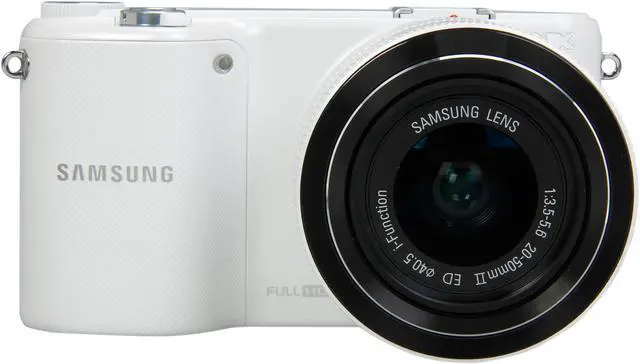 Alt view image 2 of 10 - Samsung NX2000 Mirrorless Digital Camera with 20-50mm f/3.5-5.6 Lens (White)