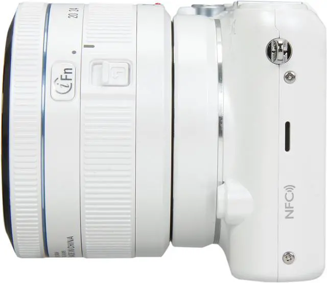 Alt view image 3 of 10 - Samsung NX2000 Mirrorless Digital Camera with 20-50mm f/3.5-5.6 Lens (White)