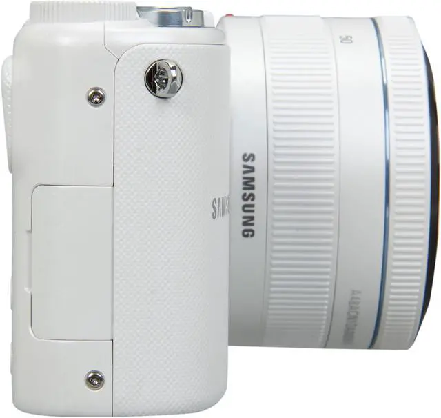 Alt view image 5 of 10 - Samsung NX2000 Mirrorless Digital Camera with 20-50mm f/3.5-5.6 Lens (White)