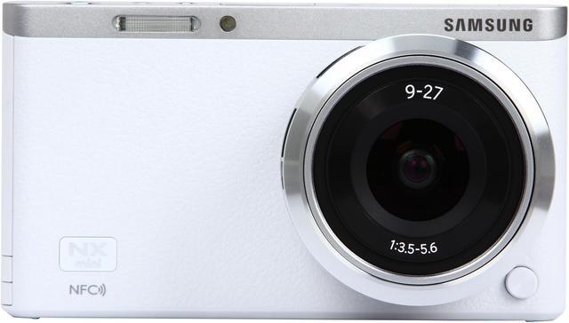 Alt view image 3 of 12 - SAMSUNG NX Mini EV-NXF1ZZB2HUS White 20.5 MP 3.0" 460.8K Touch LCD Smart Camera with 9-27mm Lens & Flash