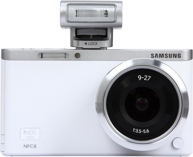 Alt view image 8 of 12 - SAMSUNG NX Mini EV-NXF1ZZB2HUS White 20.5 MP 3.0" 460.8K Touch LCD Smart Camera with 9-27mm Lens & Flash