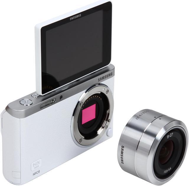 Alt view image 10 of 12 - SAMSUNG NX Mini EV-NXF1ZZB2HUS White 20.5 MP 3.0" 460.8K Touch LCD Smart Camera with 9-27mm Lens & Flash
