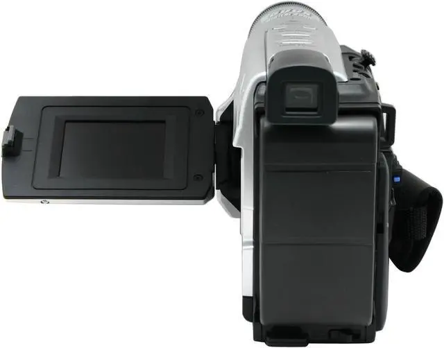 Alt view image 5 of 10 - JVC GR-AXM18US 1/6" CCD 2.5" 112K LCD 20X Optical Zoom VHS-C Digital Camcorder