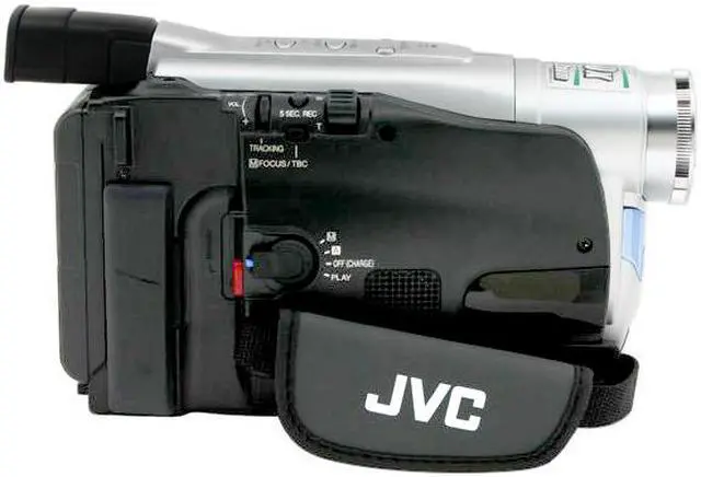 Alt view image 6 of 10 - JVC GR-AXM18US 1/6" CCD 2.5" 112K LCD 20X Optical Zoom VHS-C Digital Camcorder