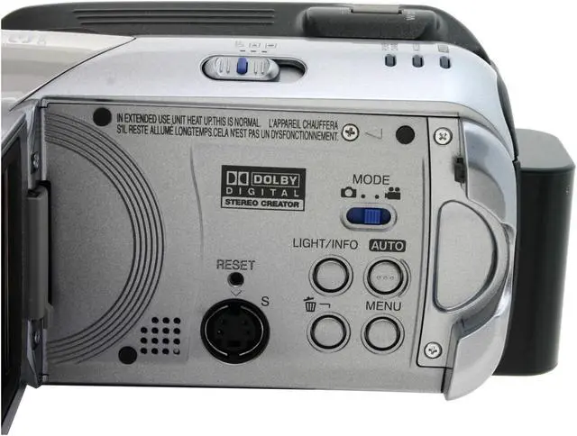 Alt view image 6 of 13 - JVC GZ-MG21U 1/6" 680k CCD 2.5" LCD 32X Optical Zoom HDD/Flash Memory Camcorder