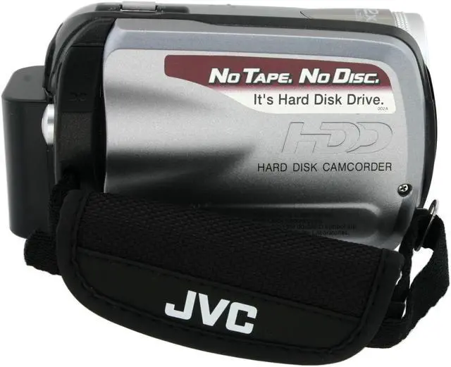 Alt view image 9 of 13 - JVC GZ-MG21U 1/6" 680k CCD 2.5" LCD 32X Optical Zoom HDD/Flash Memory Camcorder