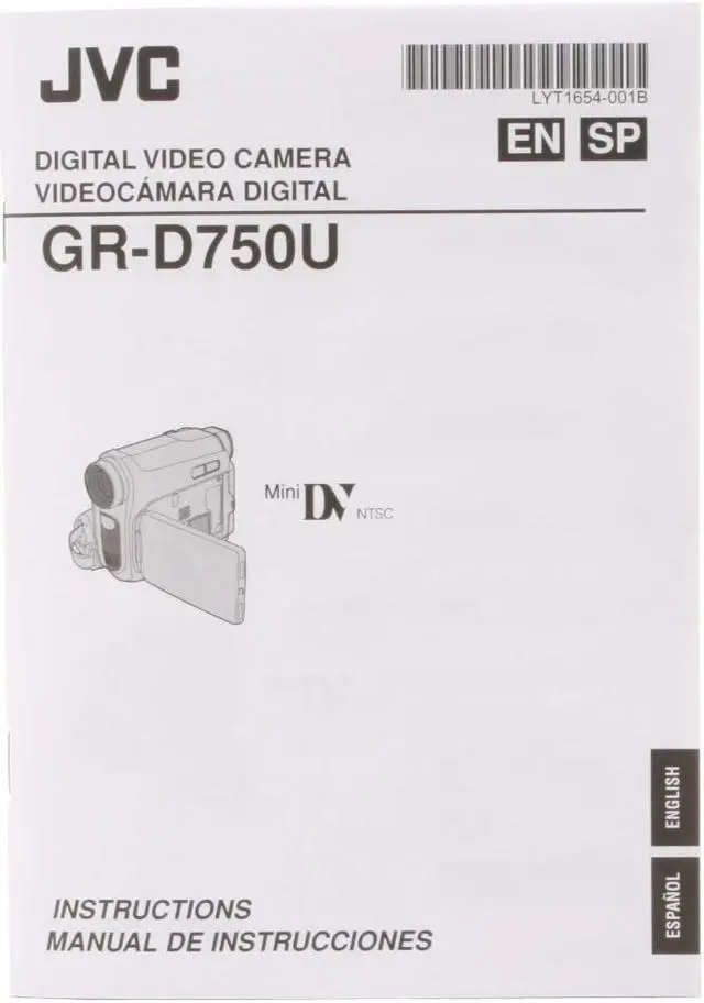 Alt view image 12 of 13 - JVC GR-D750 1/6" CCD 2.7" LCD 34X Optical Zoom MiniDV Camcorder
