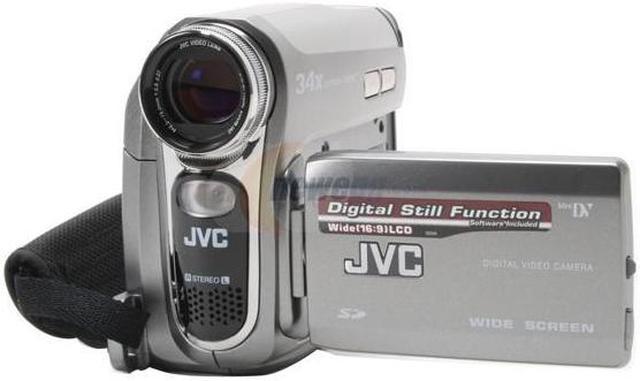 JVC GR-D770 Silver 2.7 LCD 34X Optical Zoom Digital Camcorder