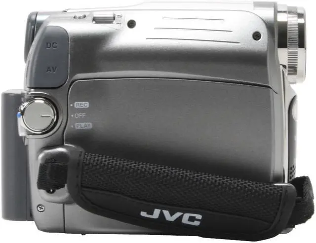 Alt view image 7 of 13 - JVC GR-D770 Silver 2.7" LCD 34X Optical Zoom Digital Camcorder