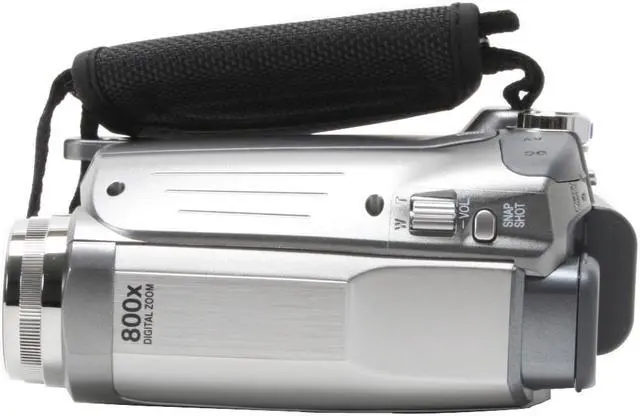 Alt view image 8 of 13 - JVC GR-D770 Silver 2.7" LCD 34X Optical Zoom Digital Camcorder