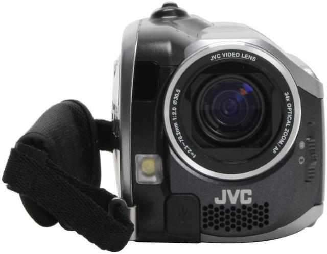 Alt view image 3 of 14 - JVC GZ-MG130 1/6" CCD 2.7" 112K LCD 34X Optical Zoom HDD/Flash Memory Camcorder