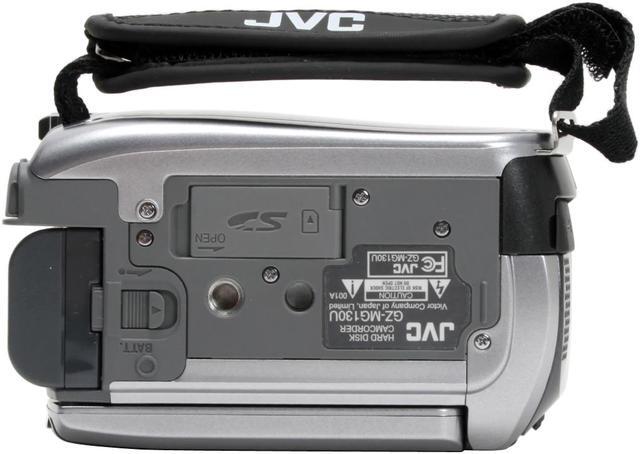 Alt view image 9 of 14 - JVC GZ-MG130 1/6" CCD 2.7" 112K LCD 34X Optical Zoom HDD/Flash Memory Camcorder