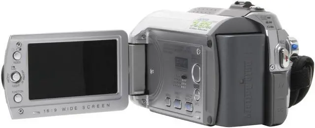 Alt view image 6 of 14 - JVC GZ-MG155 Black&Silver 1.07MP 32X Optical Zoom 30GB Hard Disk Drive Digital Camcorder