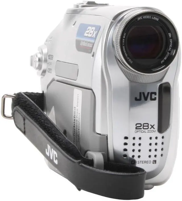 Alt view image 2 of 13 - JVC GR-D347US 1/6" CCD 2.5" LCD 28X Optical Zoom MiniDV Camcorder