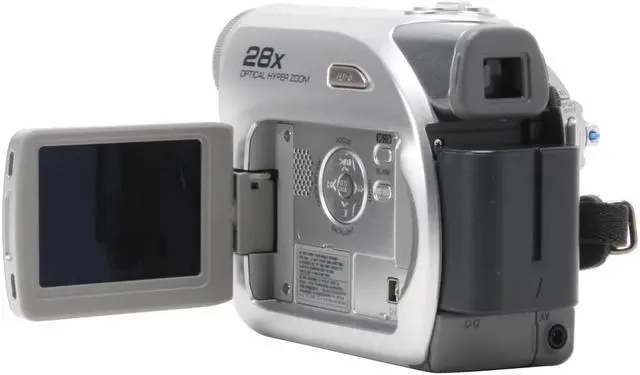 Alt view image 6 of 13 - JVC GR-D347US 1/6" CCD 2.5" LCD 28X Optical Zoom MiniDV Camcorder