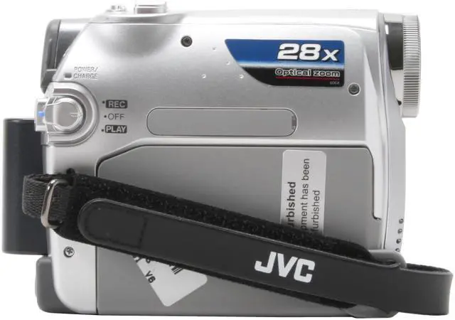 Alt view image 7 of 13 - JVC GR-D347US 1/6" CCD 2.5" LCD 28X Optical Zoom MiniDV Camcorder