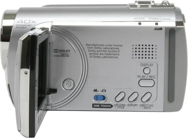 Alt view image 3 of 14 - JVC Everio GZ-MG630S DIAMOND Silver 1/6" CCD 2.7" 123K 35X Optical Zoom 60 GB Internal Hard Disk Drive Camcorder